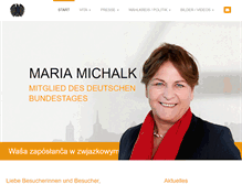 Tablet Screenshot of maria-michalk.de